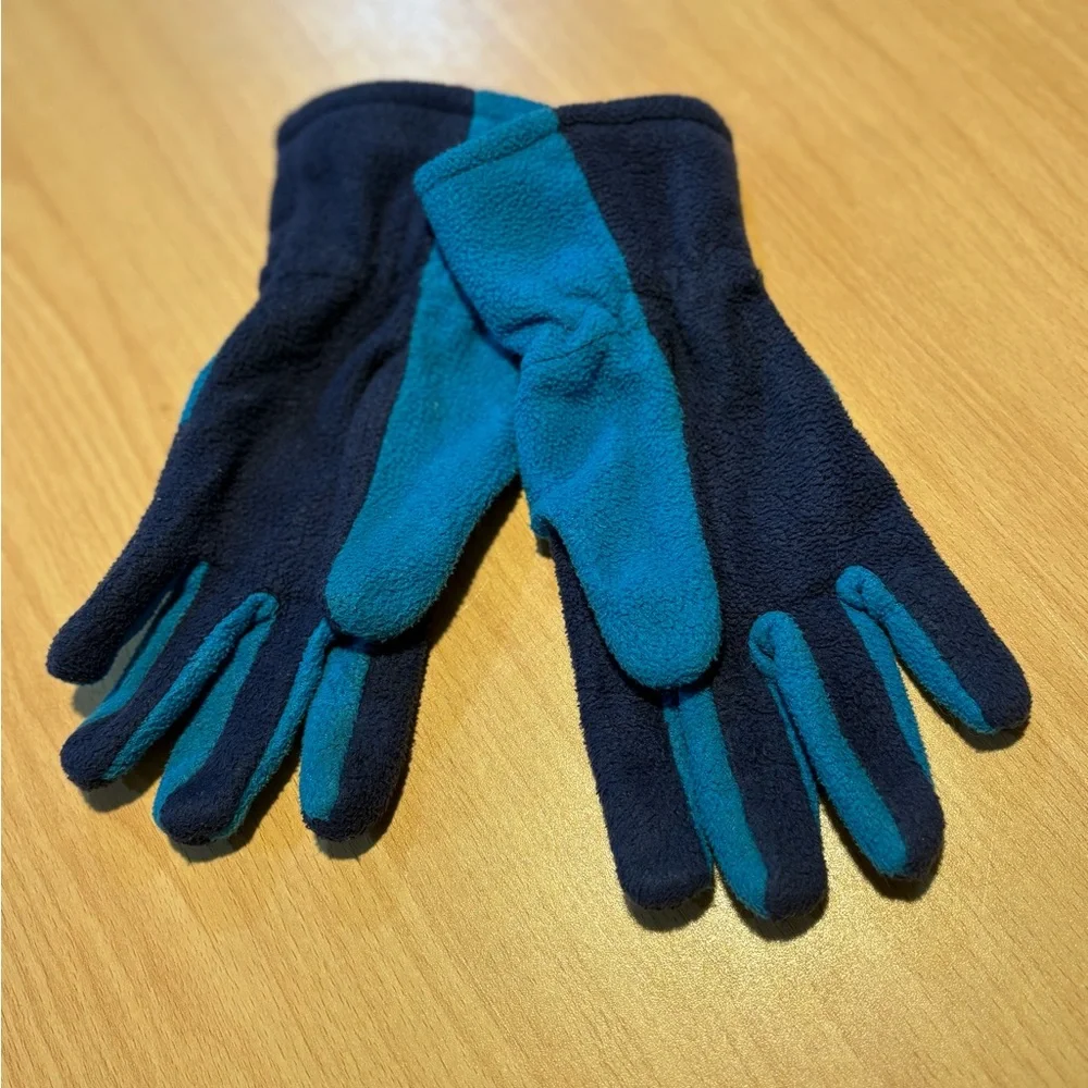 Target Kids Fleece Glove - Navy and Teal
